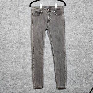 Calvin Klein Jeans CKJ 011 Skinny Gray Denim 27x30 Style 42BA508 Charcoal Mens